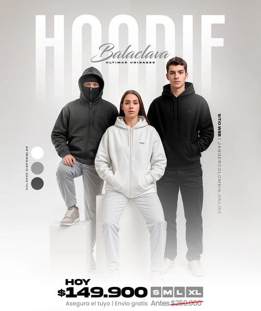Hoodie Balaclava-Premium + Envio Gratis